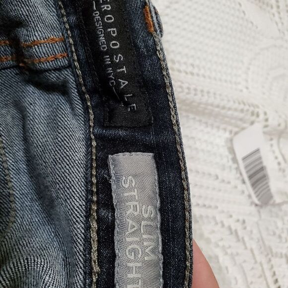Aeropostale dark Wash slim straight jeans size 30×30 - Picture 8 of 8